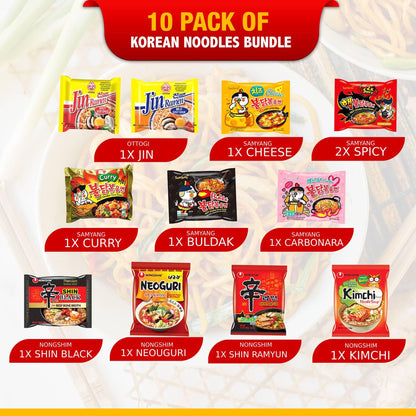 FOODIE BOXX Asian Instant Ramen Noodles Variety Pack with Cookies & Chopsticks (Dry)