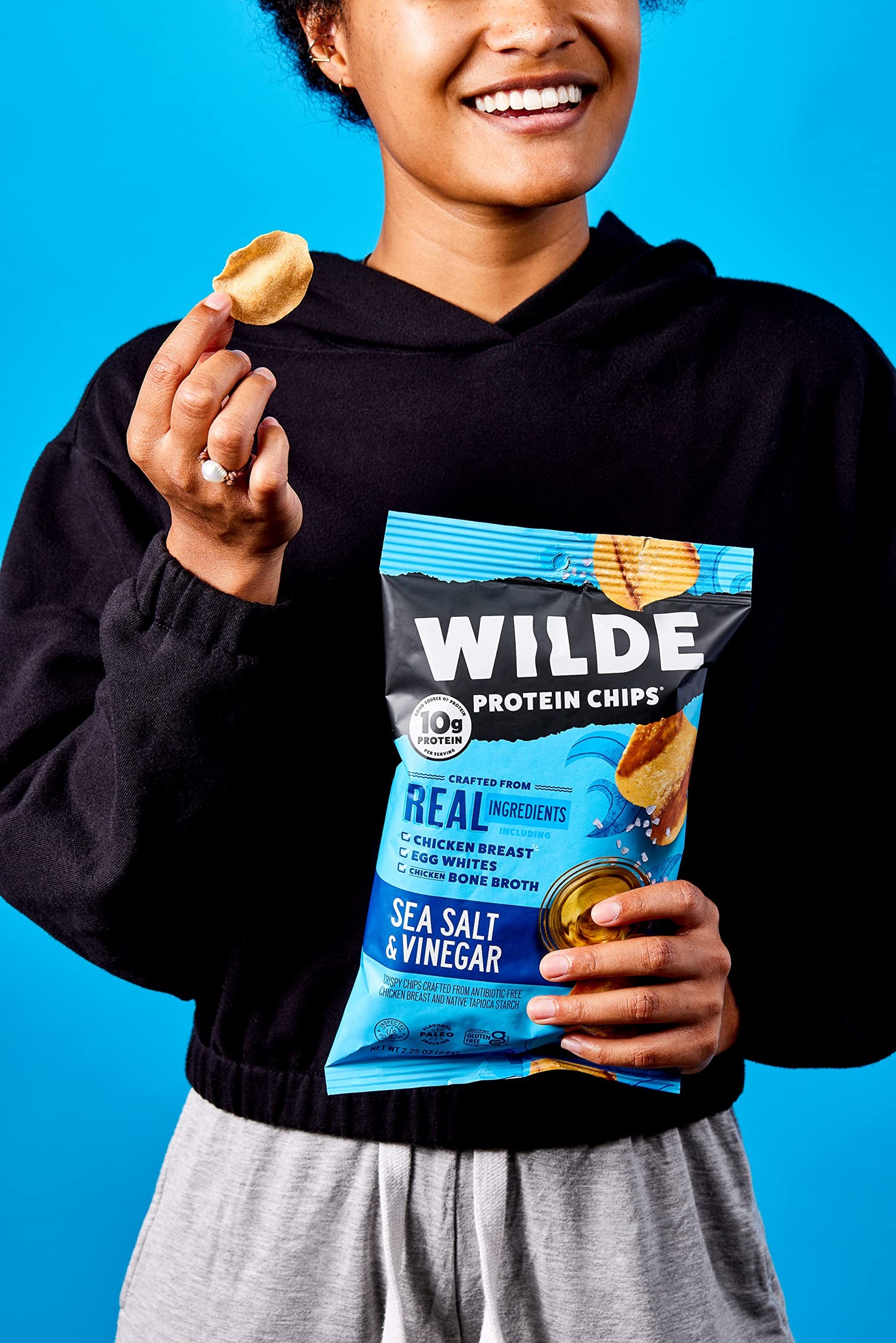 WILDE Spicy Protein Chips Variety Pack, Buffalo, Spicy Queso, Nashville Hot, Thin and Crispy, Protein Snack, Keto Chips, Made with Real Ingredients, 1.34oz Bags (Pack of 12)…