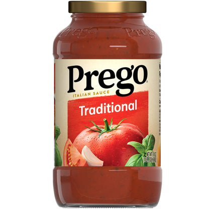 Prego Chunky Tomato with Garlic and Onion Pasta Sauce, 24 Oz Jar