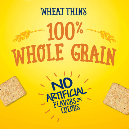 Wheat Thins Original Whole Grain Wheat Crackers, Party Size, 20 oz Box