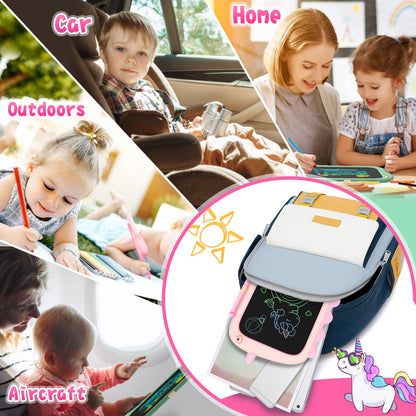 ORSEN 8.5 Inch LCD Doodle Board Tablet Toy - Green Dinosaur Drawing Pad for Kids 2-6 Years Old - Christmas and Birthday Gifts