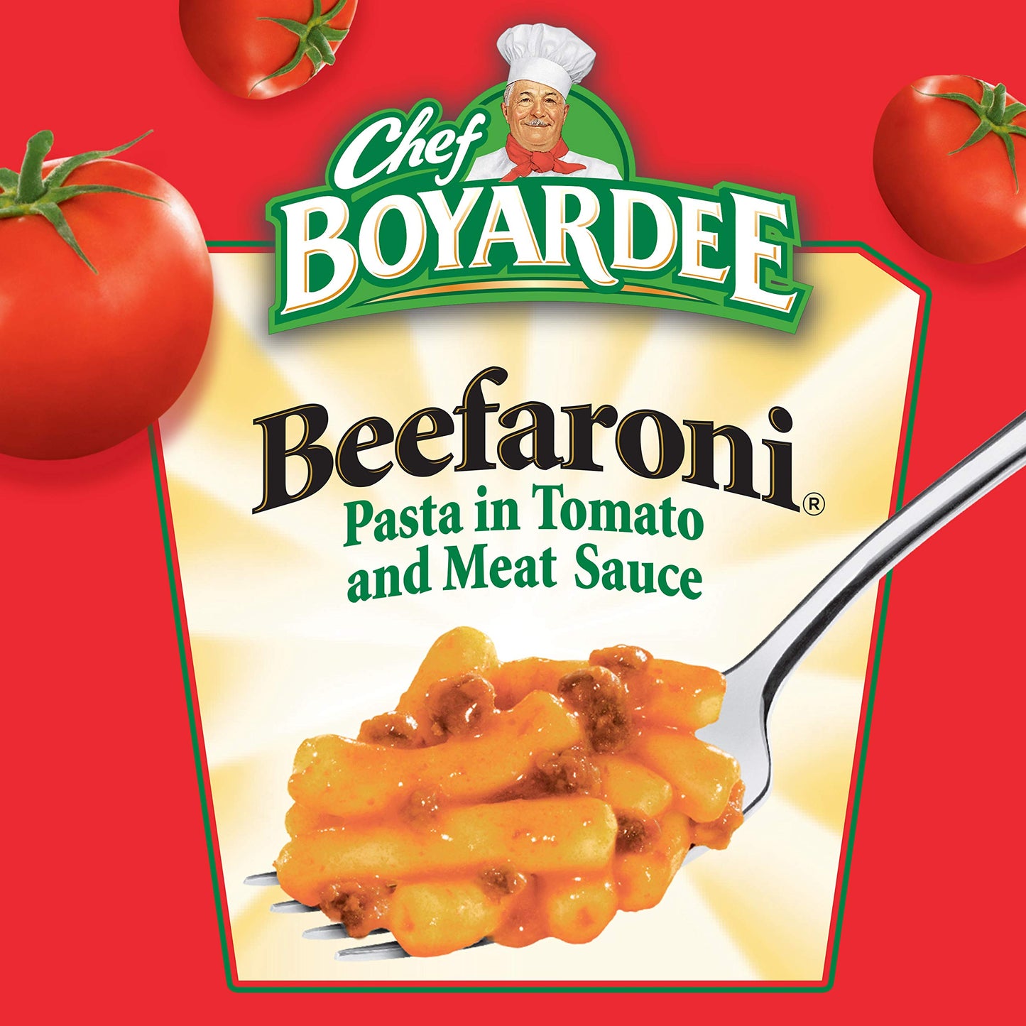 Chef Boyardee Beefaroni, Microwave Pasta, Canned Food, 15 oz.