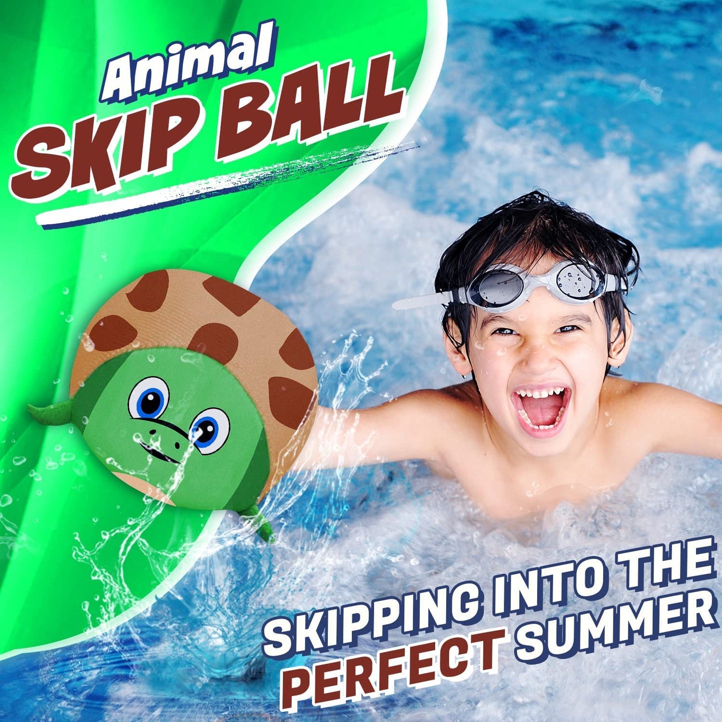 Activ Life The Ultimate Skip Ball – Water Bouncing Ball (2 Pack) Create Lasting Memories with Your Friends & Family at The Beach, Lake or Pool - Great for All Ages