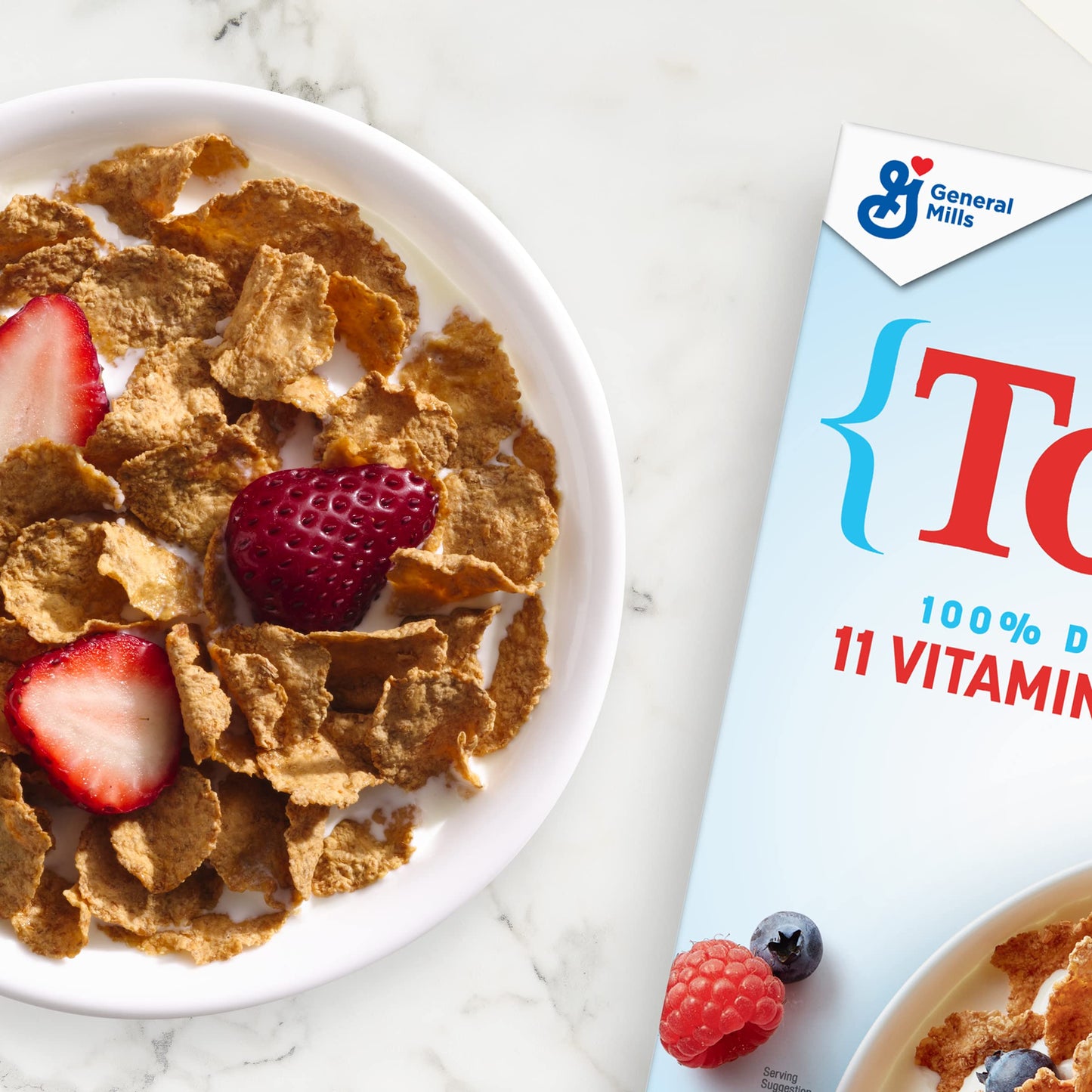 Total Breakfast Cereal, 100% Daily Value of 11 Vitamins & Minerals, Whole Grain Cereal, 16 oz