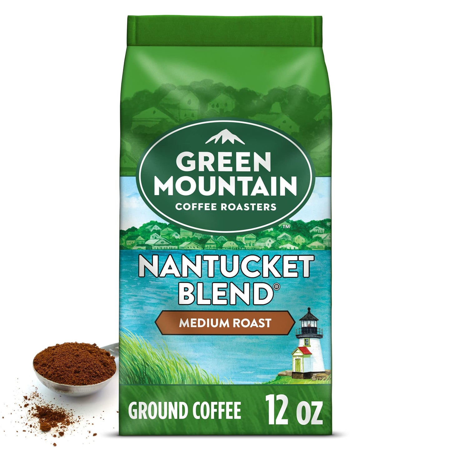 Green Mountain Coffee Roasters, Nantucket Blend, Fair Trade Certified, Ground Coffee, Medium Roast, Bagged 12oz.