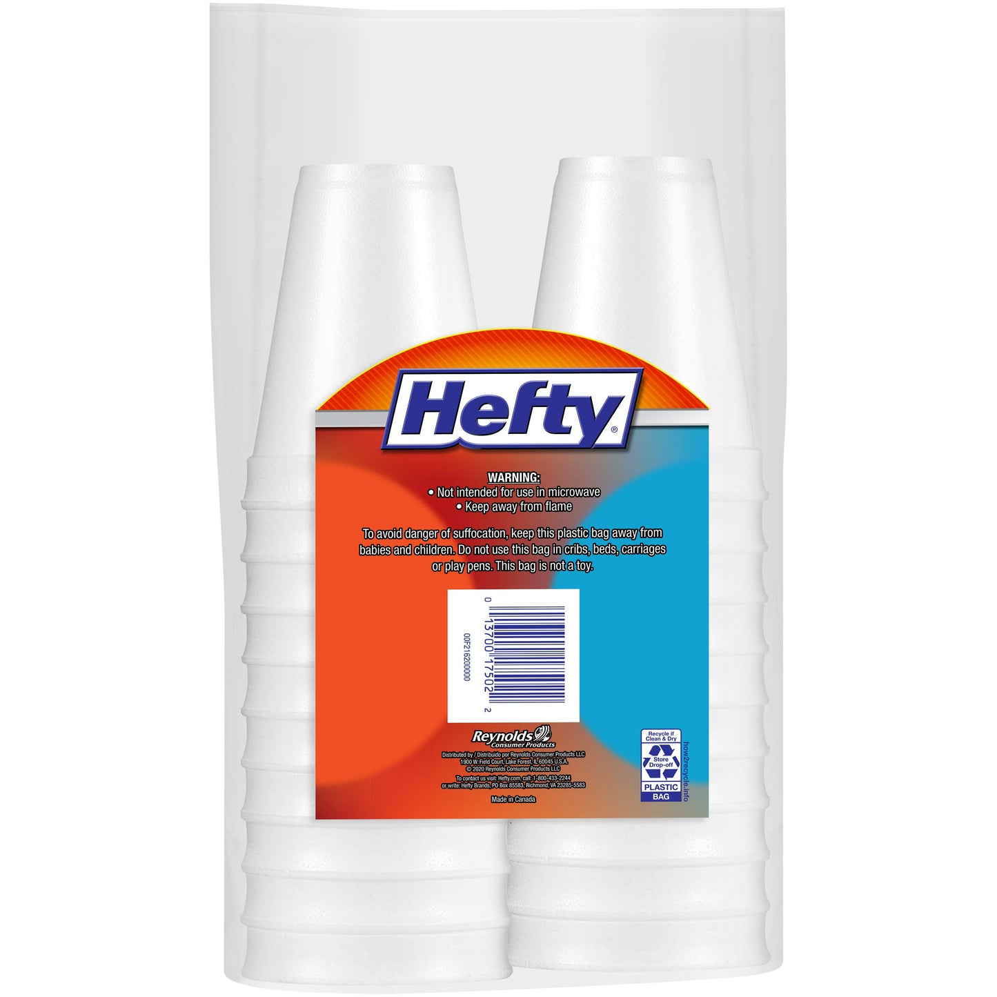 Hefty Party On Disposable Plastic Cups, Assorted, 16 Ounce, 100 Count