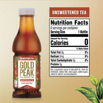 Gold Peak Tea, Sweet Tea, 16.9 fl oz, 6 Pack