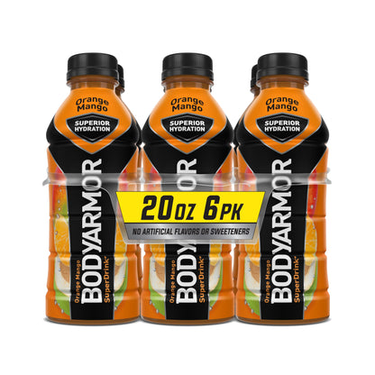 BODYARMOR Sports Drink Sports Beverage, Strawberry Banana, Coconut Water Hydration, Natural Flavors With Vitamins, Potassium-Packed Electrolytes, Perfect For Athletes, 12 Fl Oz (Pack of 8)