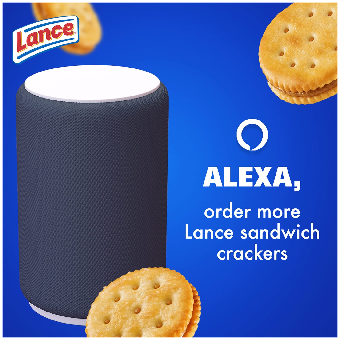 Lance Sandwich Crackers, Captain's Wafer Grilled Cheese, 10 Individual Packs, 6 Sandwiches Each