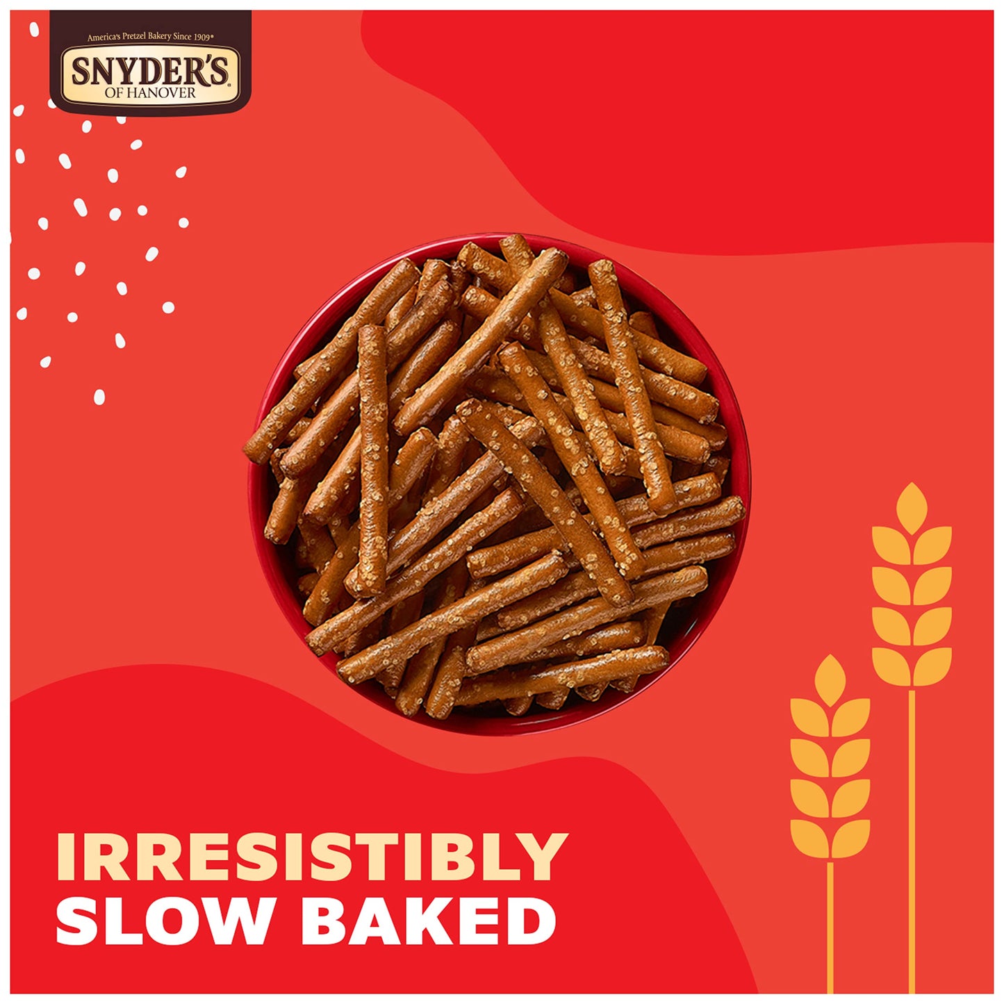 Snyder's of Hanover, Old Fashioned Pretzel Rods, 27 Oz Canister