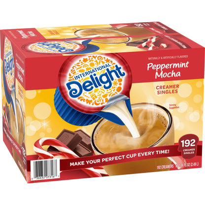 International Delight Coffee Creamer Singles, Sweet & Creamy, Shelf Stable Flavored Creamer, 24 Ct, 16 FL Oz, Pre-Portioned Creamers