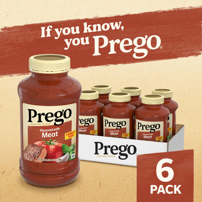 Prego Chunky Tomato with Garlic and Onion Pasta Sauce, 24 Oz Jar