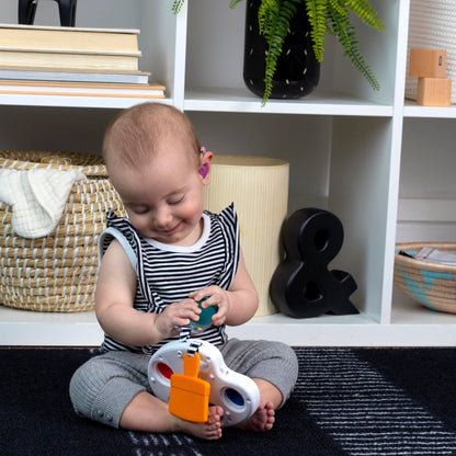 Baby Einstein Outstanding Opus The Octopus Sensory Rattle & Teether Multi-Use Toy, BPA Free & Chillable, 3 Months & up, Multicolored