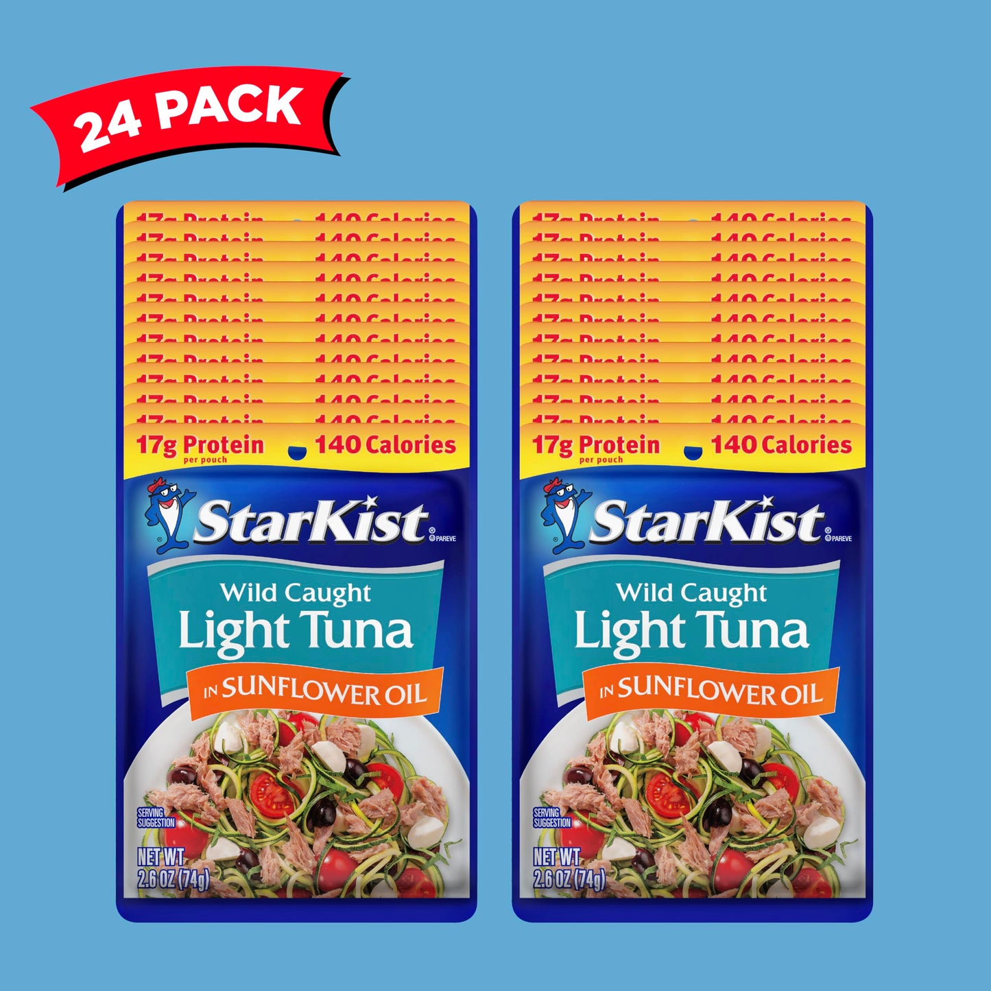 StarKist Chunk Light Tuna in Water, 2.6 Ounce (Pack of 10)