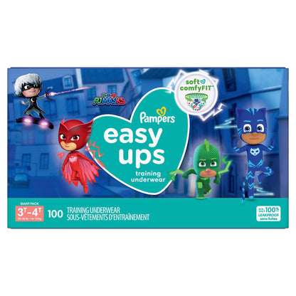 Pampers Easy Ups Boys & Girls Bluey Potty Training Pants - Size 3T-4T, One Month Supply (124 Count), Training Underwear (Packaging May Vary)