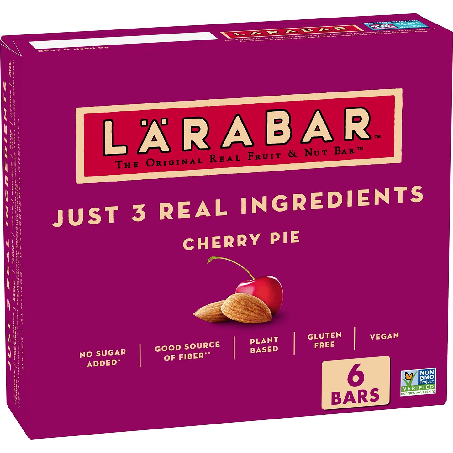 Larabar Cherry Pie, Gluten Free Vegan Fruit & Nut Bar, 1.7 oz Bars, 16 Ct