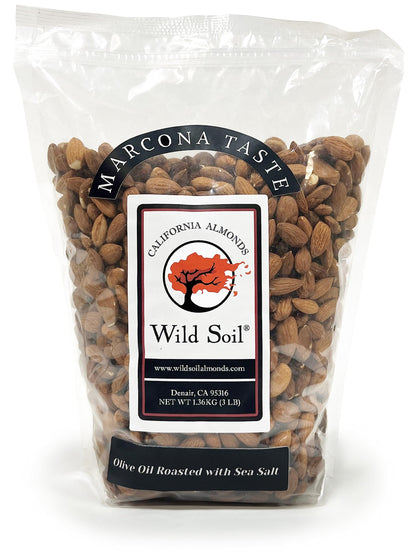 Wild Soil Beyond Almonds, Unflavored– 20% Higher Protein Than Other Almonds, Distinct and Superior to Organic, Raw