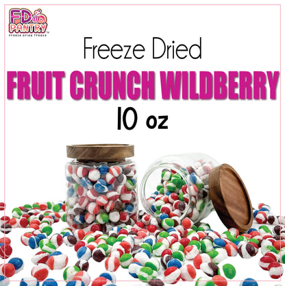 Fruit Crunch Original Candy Freeze Dried 16 oz 1 pound - Assortment Strawberry, Orange, Lemon, Grape, Lime Flavors Large 1lb Big Bag Pouch - Ideal Gift Snack 16oz