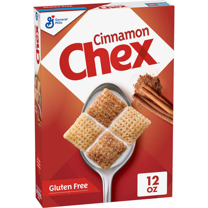 Chex AppleCinnamonBreakfast Cereal, Gluten Free, 12 oz