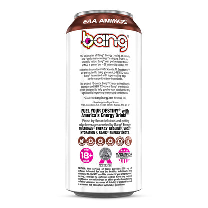 Bang Energy Bangster Berry, Sugar-Free Energy Drink, 16-Ounce (Pack of 12)