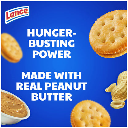 Lance Sandwich Crackers, Captain's Wafer Grilled Cheese, 10 Individual Packs, 6 Sandwiches Each