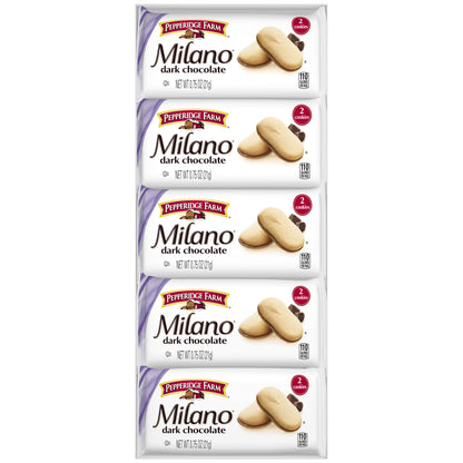 Pepperidge Farm Milano Milk Chocolate Cookies, 6 OZ Bag (15 Cookies)