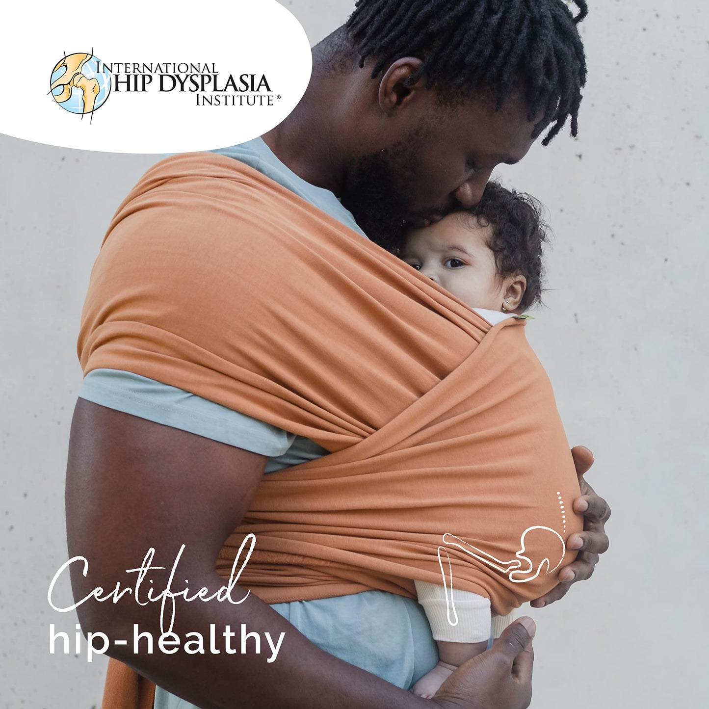 Boba Baby Wrap Carrier - Original Baby Carrier Wrap Sling for Newborns - Baby Wearing Essentials - Newborn Wrap Swaddle Holder, Newborn to Toddler Infant Sling (Grey)