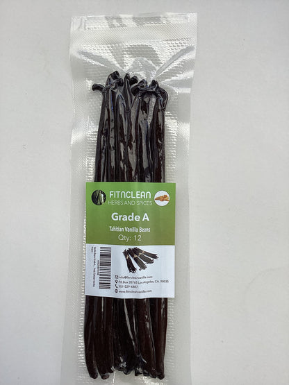 50 Organic Grade A Madagascar Vanilla Beans. Certified USDA Organic for Extract and all things Vanilla by FITNCLEAN VANILLA. ~5" Bulk Fresh Bourbon NON-GMO Pods.