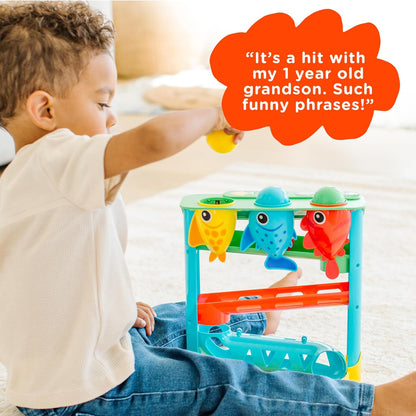 Move2Play, Feed The Fish | Interactive Baby & Toddler Toy | 1, 2+ Year Old Christmas Gift & Birthday Present | Boys & Girls Baby Ages 6, 7, 8, 9, 10, 12, 18, 24+ Months Old