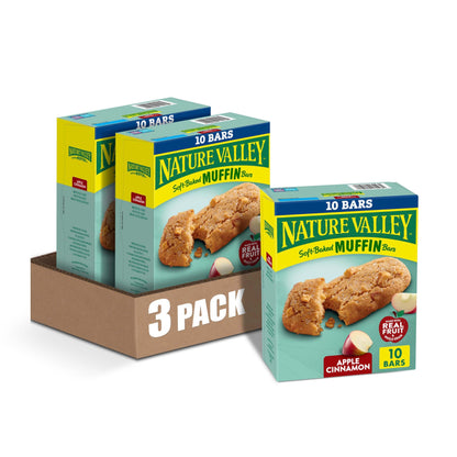 Nature Valley Soft-Baked Muffin Bars, Chocolate Chip, Snack Bars, 10 ct