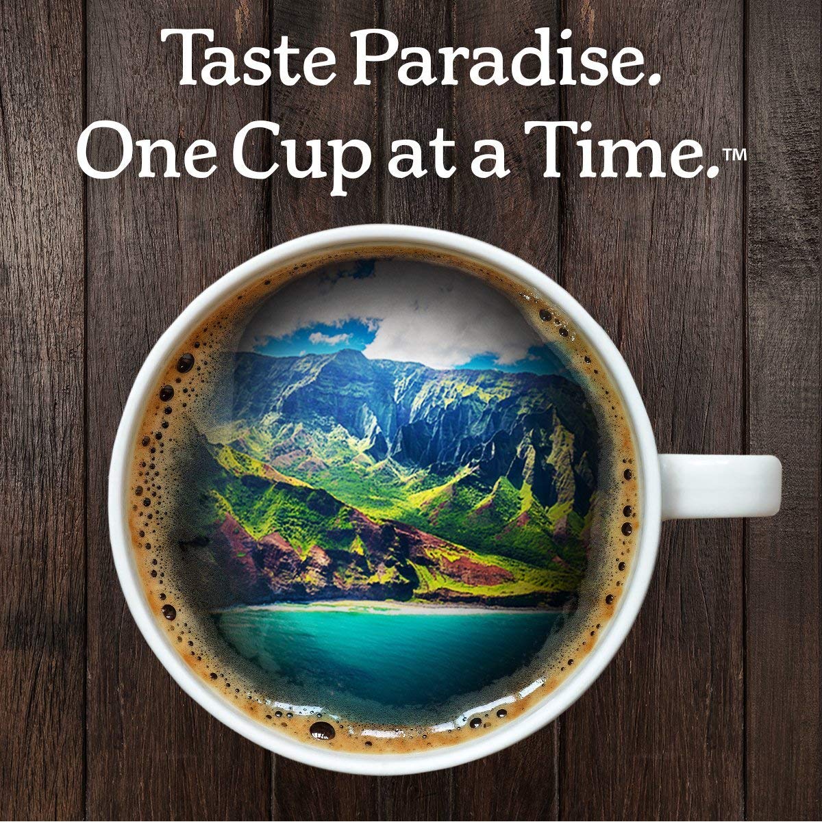 Kauai Coffee Na Pali Coast Dark Roast - Compatible with Keurig Pods K-Cup Brewers (1 Pack of 24 Single-Serve Cups)