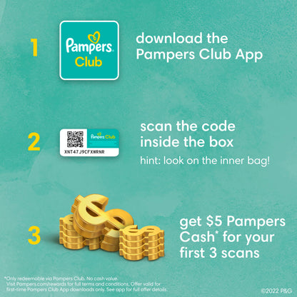 Pampers Pure Protection Diapers - Size 5, One Month Supply (132 Count), Hypoallergenic Premium Disposable Baby Diapers (Packaging May Vary)