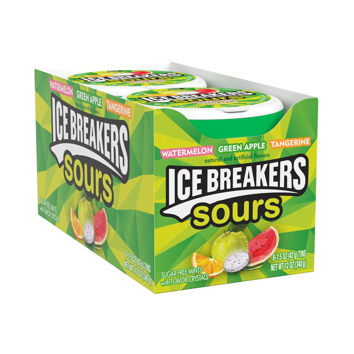 ICE BREAKERS Duo Fruit Plus Cool Strawberry Sugar Free Breath Mints Tins, 1.3 oz (8 Count)