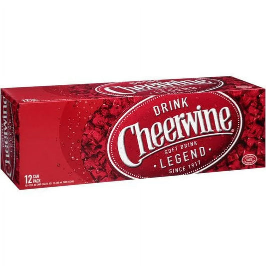 Cheerwine Cherry Fridge Pack Soft Drink, 12 Ounce