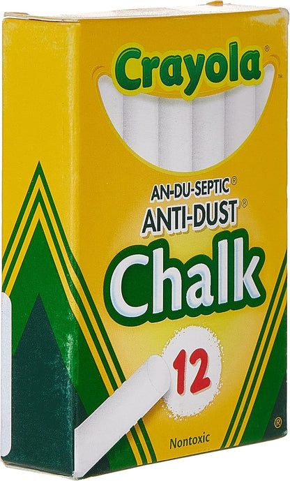 Crayola Chalk 12ct Anti-Dust (Pack of 1)