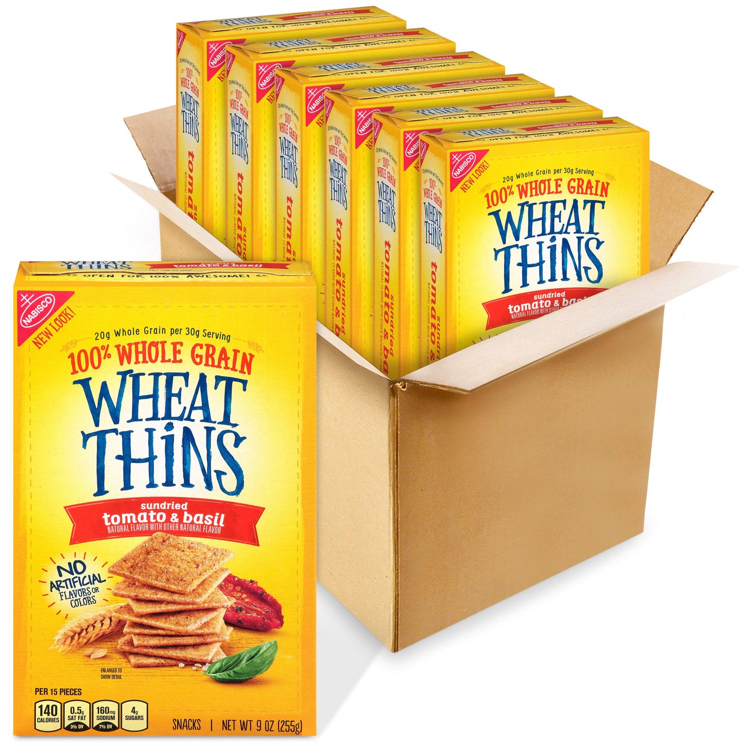 Wheat Thins Original Whole Grain Wheat Crackers, Party Size, 20 oz Box