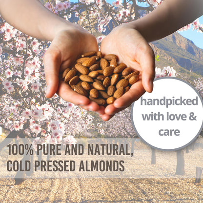 Sweet Almond Oil 16 oz - 100% Pure and Natural and Cold Pressed