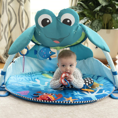 Baby Einstein 4-in-1 Kickin' Tunes Music and Language Play Gym and Piano Tummy Time Activity Mat