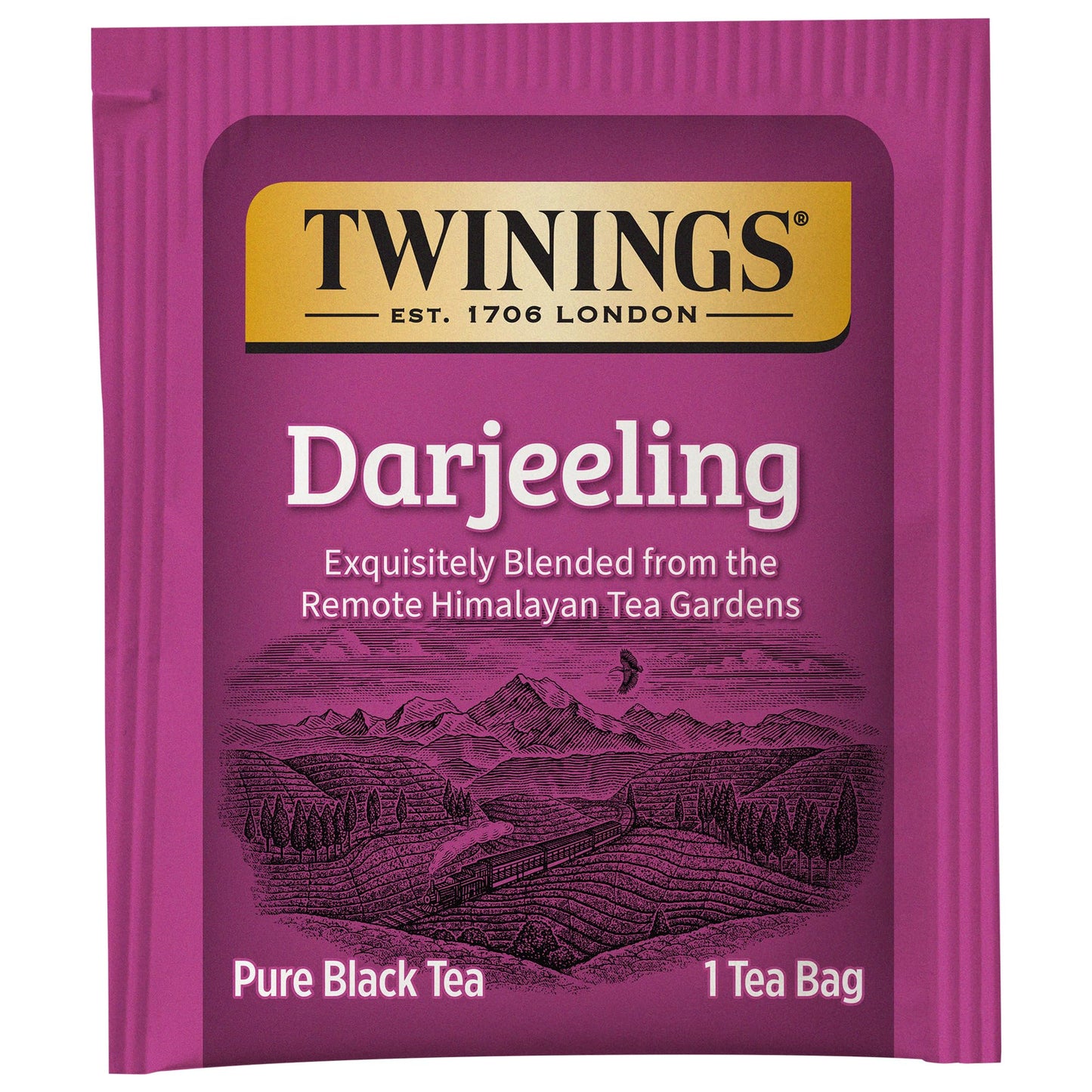 Twinings English Breakfast Black Tea, 100 Individually Wrapped Tea Bags, Smooth, Flavourful, Robust, Caffeinated, Enjoy Hot or Iced