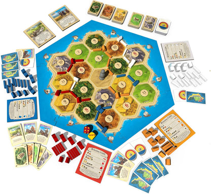 CATAN Board Game - Embark on a Journey of Discovery and Trade! Civilization Building Strategy Game, Family Game for Kids & Adults, Ages 10+, 3-4 Players, 60-90 Minute Playtime, Made by CATAN Studio