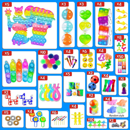 1000pcs Party Favors for Kids, Fidget Toys Pack, Stocking Stuffers, Birthday Toys, Prize Box, Treasure Box, Goodie Bag Stuffers,Carnival Prizes