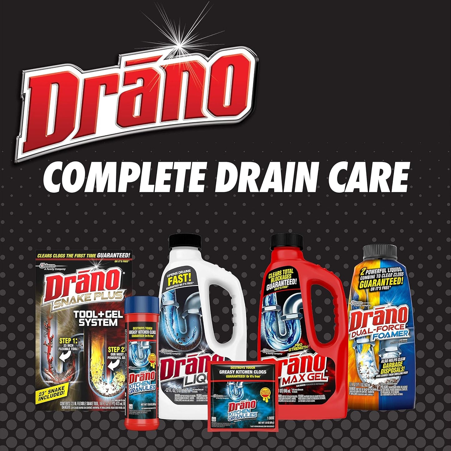 Drano Max Gel Drain Clog Remover and Cleaner for Shower or Sink Drains, Unclogs and Removes Hair, Soap Scum, Blockages, 32 oz