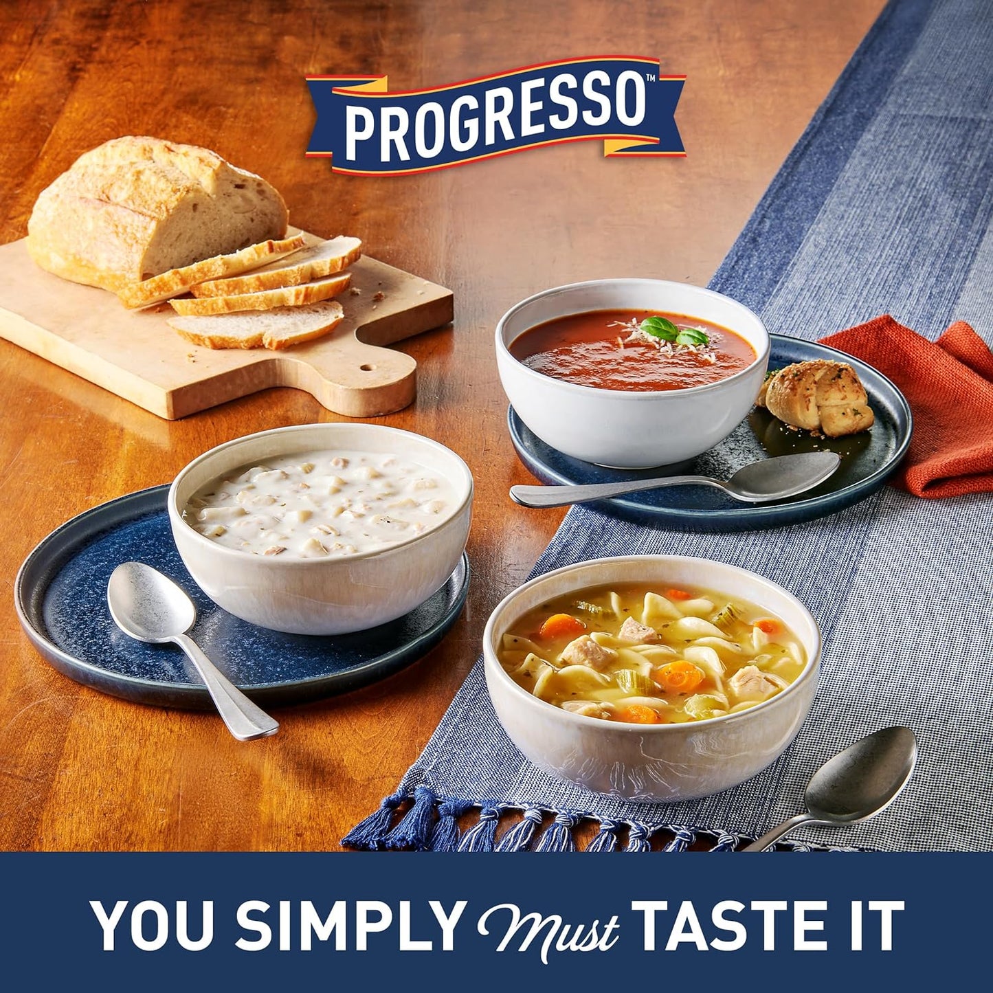 Progresso Traditional, Chicken Noodle Soup, Ready To Serve, 19 oz., 4 Pack