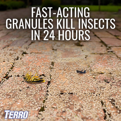 TERRO T901-6 Ant Killer Plus Multi-Purpose Insect Control for Outdoors - Kills Fire Ants, Fleas, Cockroaches, and Other Crawling Insects - 3lb