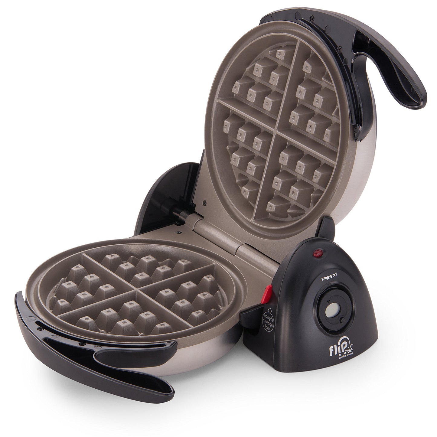 Presto 03512 Stuffler Stuffed Waffle Maker, Belgian, Large, Black