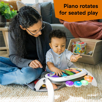 Baby Einstein 4-in-1 Kickin' Tunes Music and Language Play Gym and Piano Tummy Time Activity Mat