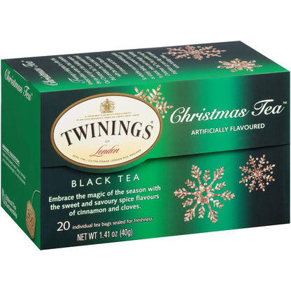 Twinings English Breakfast Black Tea, 100 Individually Wrapped Tea Bags, Smooth, Flavourful, Robust, Caffeinated, Enjoy Hot or Iced