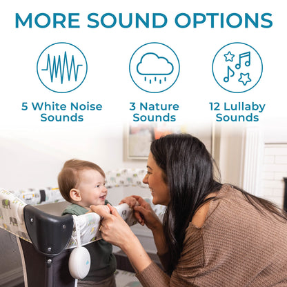 Yogasleep Hushh Portable White Noise Sound Machine For Baby, 3 Soothing Natural Sounds With Volume Control, Compact Size, Noise Canceling For Sleep Aid, Office Privacy, & Meditation, Registry Gift