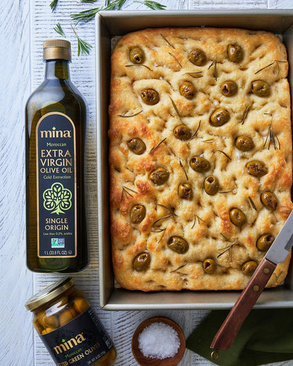 Mina Olive Oil Extra Virgin 68 Fl Oz, New Harvest, Polyphenol Rich Olive Oil for Cooking, Moroccan Extra Virgin Olive Oil, Single Origin Olive Oil, Cold Extraction, Less than 0.2% Acidity, 2 L