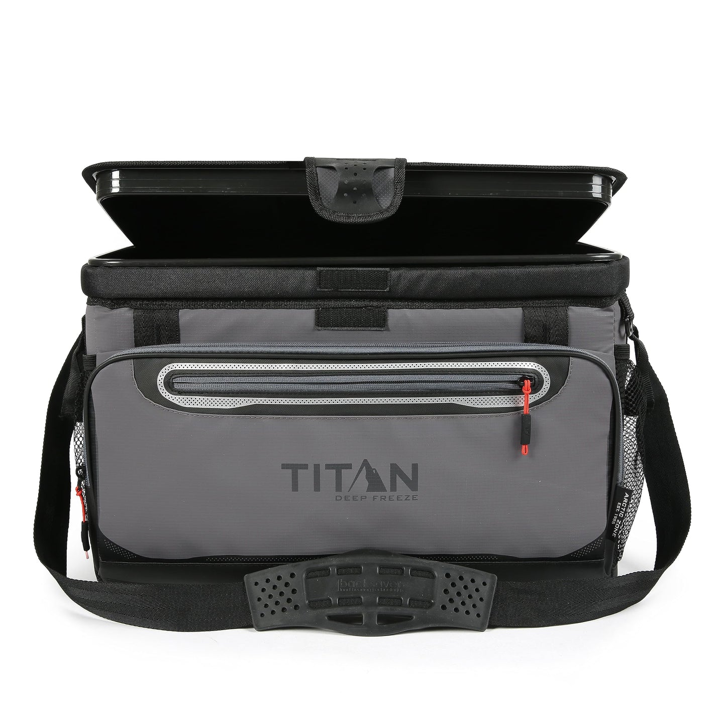 Titan Deep Freeze Cooler Zipperless Hardbody Cooler - Deep Freeze Insulation, HardBody Liner, and SmartShelf